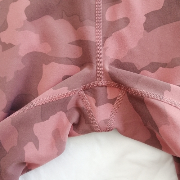 Lululemon Wunder Train High Rise Short 8" Heritage 365 Camo Brier Rose Pink 4 - Picture 9 of 15